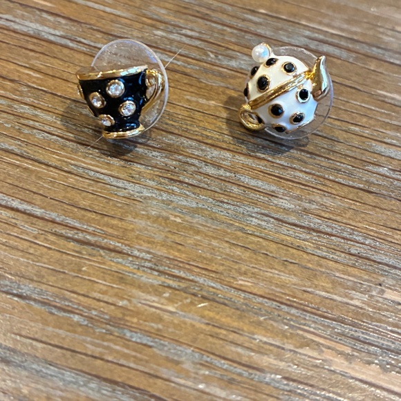 Kate Spade Teacup Mini Pendant Necklace + Teacup Earrings (SET) - Picture 3 of 3